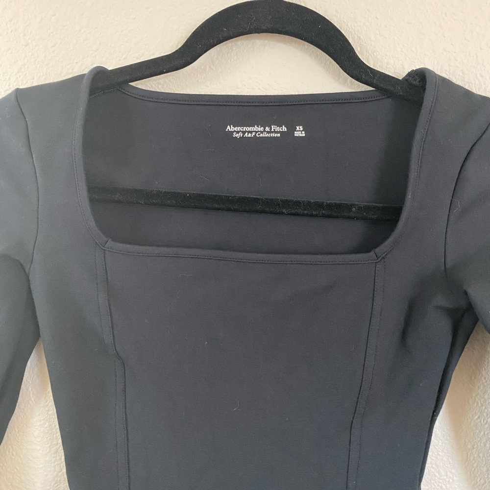 Abercrombie & Fitch Black Soft A&F Collection Bodysuit - Picture 5 of 7